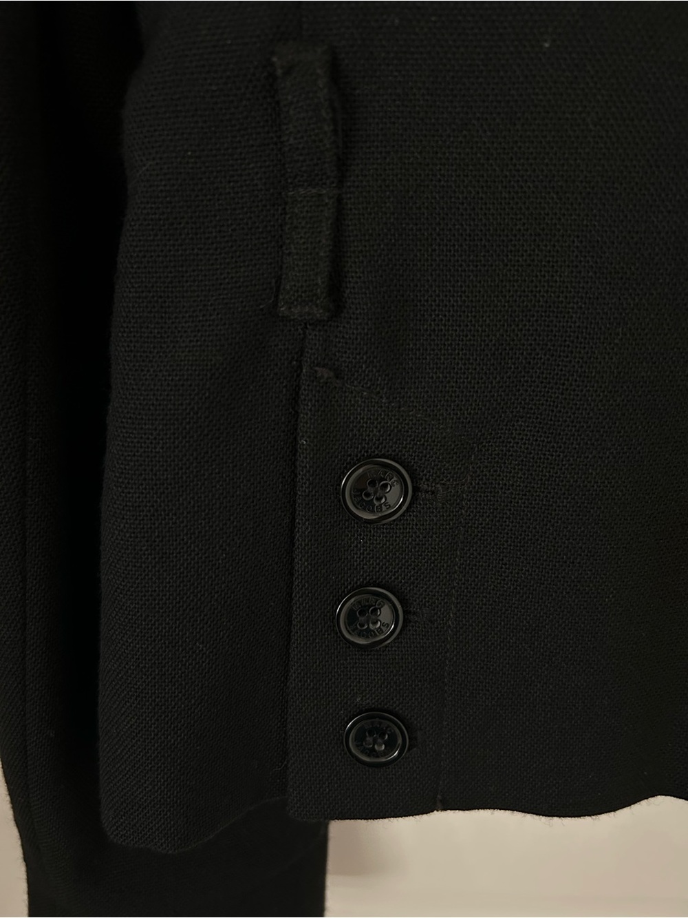 Vintage Marc Jacobs Black 100% Wool Blazer Jacket Owl Belt 6 Early 2000s Y2K - Picture 11 of 15